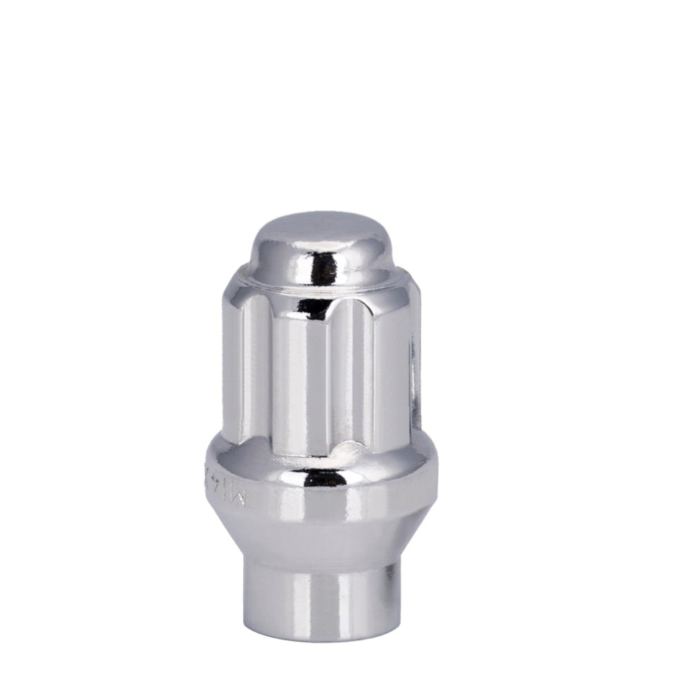 14x1.5 Closed ET Spline Lug Nut 1.55" 0.31" Shank Chrome - Vista Wheel Accessories DPC1014SE