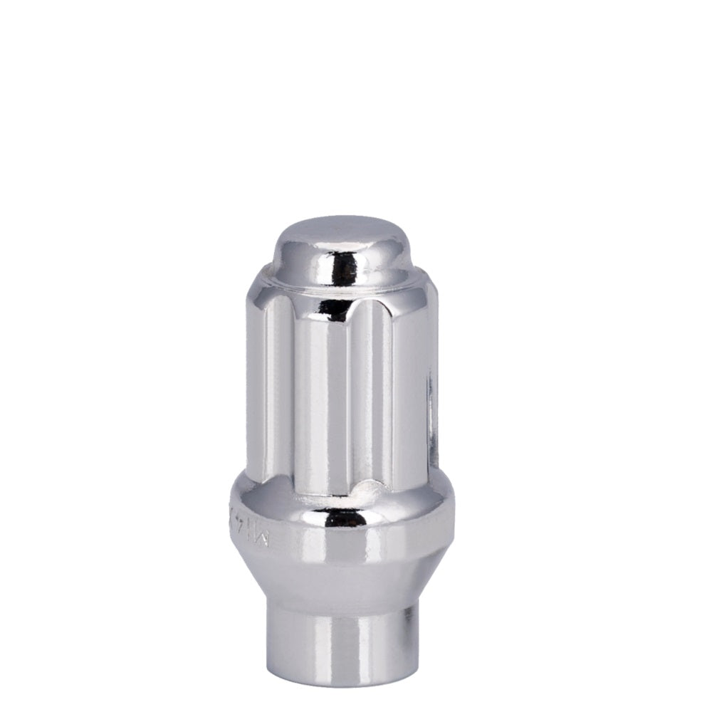 12x1.25 Bulge Acorn ET Spline Lug Nut 1.55" 0.31" Shank Chrome - Vista Wheel Accessories DPC1025SE