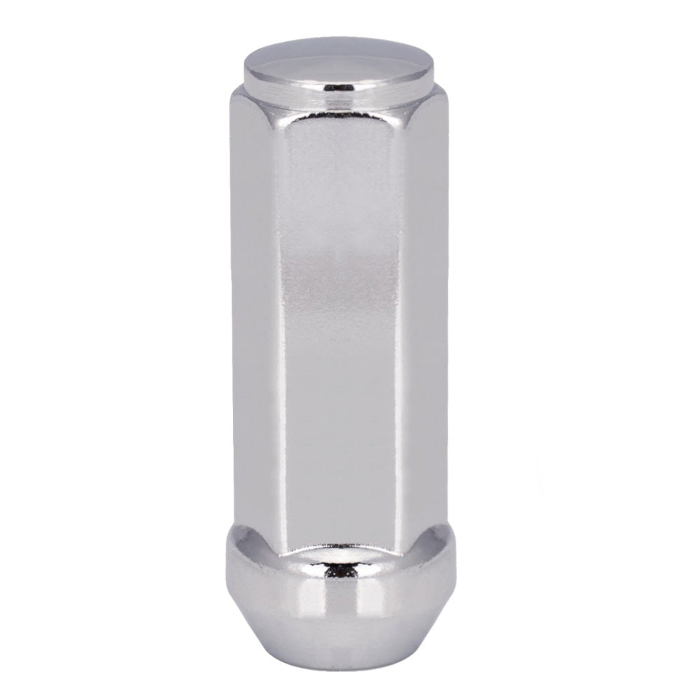 14x2.0 Bulge Acorn Lug Nut 3/4" Hex 2.4" Chrome - Vista Wheel Accessories DPC1042XL