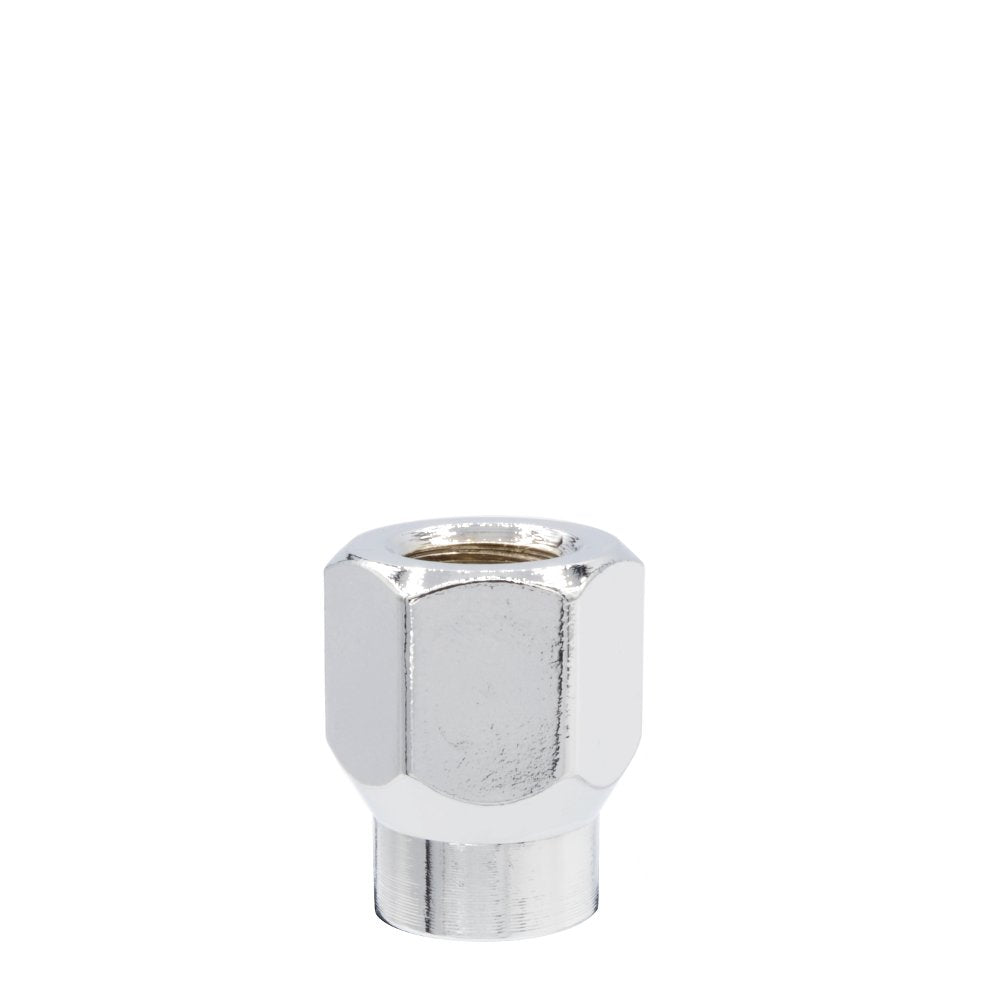 7/16" Open Acorn ET Lug Nut 13/16" Hex 1.0" 0.31" Shank Chrome - Vista Wheel Accessories DPC1076O