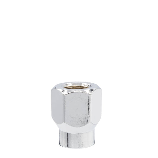 7/16" Open Acorn ET Lug Nut 13/16" Hex 1.0" 0.31" Shank Chrome - Vista Wheel Accessories DPC1076O