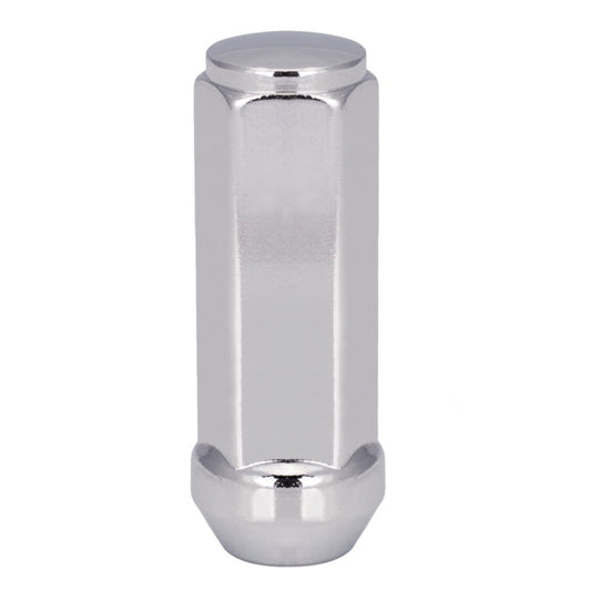 9/16" Bulge Acorn Lug Nut 3/4" Hex 2.4" Chrome - Vista Wheel Accessories DPC1096XL