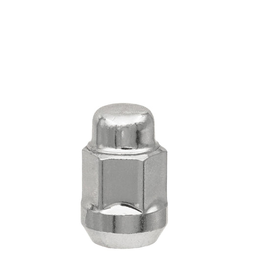 16x1.5 Bulge Acorn Lug Nut 13/16" Hex 1.38" 2 Piece Chrome - Vista Wheel Accessories DPC1316H-2