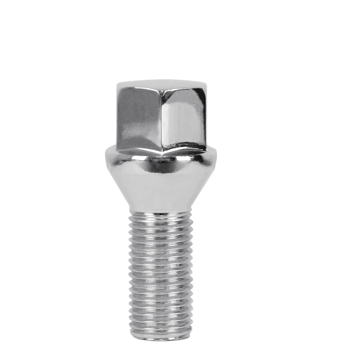 1/2" Conical Lug Bolt 17mm Hex 27mm Chrome - Vista Wheel Accessories DPC2712CBH