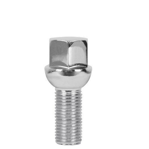 14x1.25 Ball Lug Bolt 17mm Hex 28mm Chrome - Vista Wheel Accessories DPC2825BBH