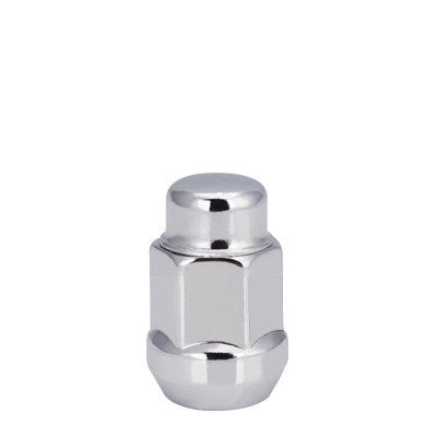 9/16" Bulge Acorn Lug Nut 3/4" Hex 1.38" 2 Piece Chrome - Vista Wheel Accessories DPC3496H-2