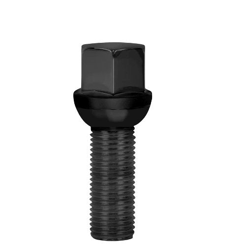 14X1.5 Ball Lug Bolt 17mm Hex 35mm Black - Vista Wheel Accessories DPC3514BBHB