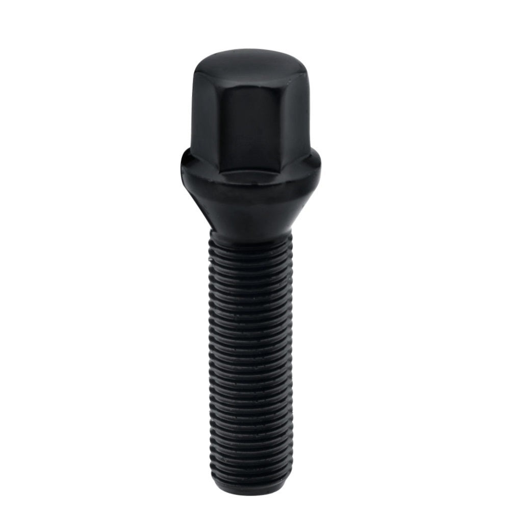 14x1.5 Conical Lug Bolt 17mm Hex 45mm Black - Vista Wheel Accessories DPC4514CBHB