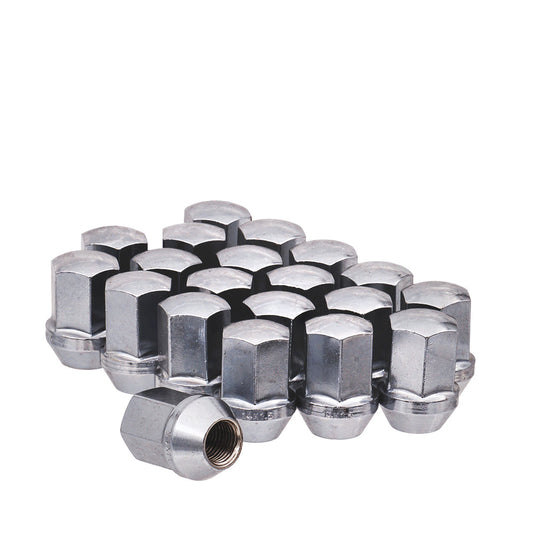 14x1.5 OE Style Lug Nut 7/8" Hex 1.53" 5 Lug Install Kit Chrome Fits Chevy GM - Vista Wheel Accessories DPC5514LS