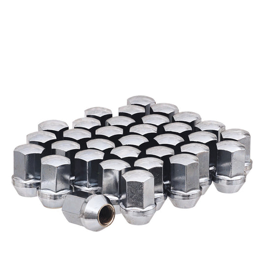 14X1.5 OE Style Lug Nut 7/8" Hex 1.78" 8 Lug Install Kit Chrome Fits Chevy GM - Vista Wheel Accessories DPC58236