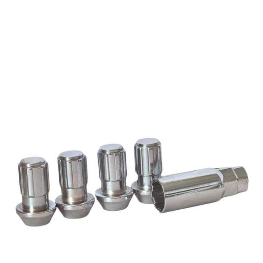 14x1.5 OE Style Lock Set 1.77" Chrome Fits Chevy GM - Vista Wheel Accessories DPC60236L