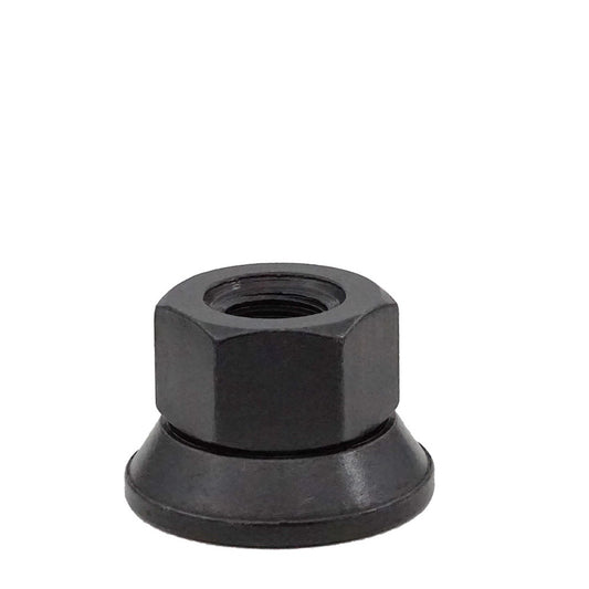 9/16 Flat Seat Truck/Trailer Lug Nut 27mm Hex Black - Vista Wheel Accessories DPC60296