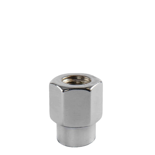 1/2" Open Mag Lug Nut 13/16" Hex 1.62" 0.75" Shank Chrome - Vista Wheel Accessories DPC812111-O
