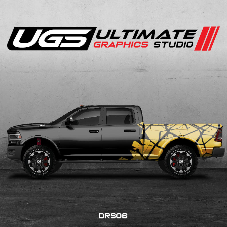 Dodge Ram Abstract Pattern Graphics