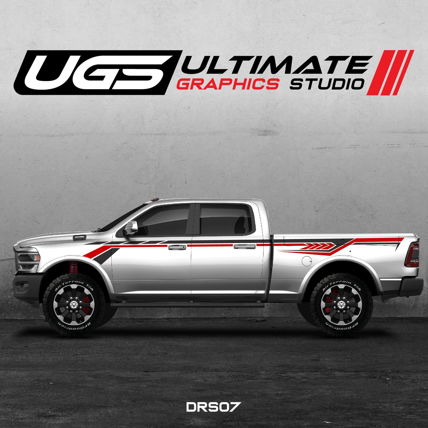 Dodge Ram Side Stripes Graphics