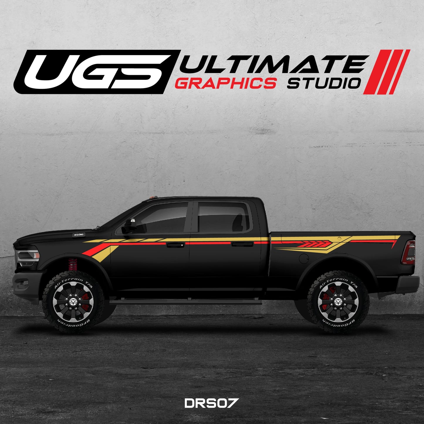 Dodge Ram Side Stripes Graphics