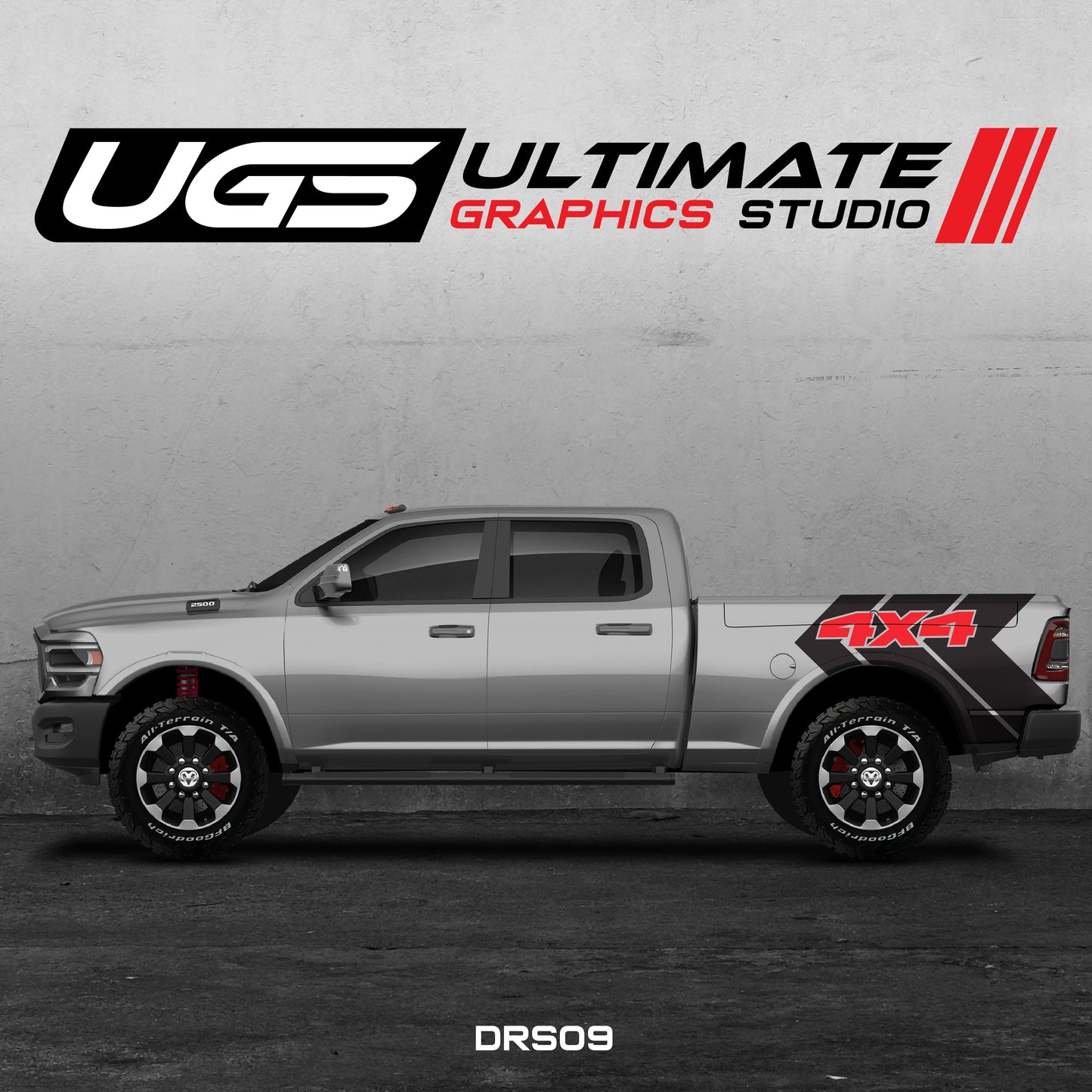 Dodge Ram 4x4 Side Graphics