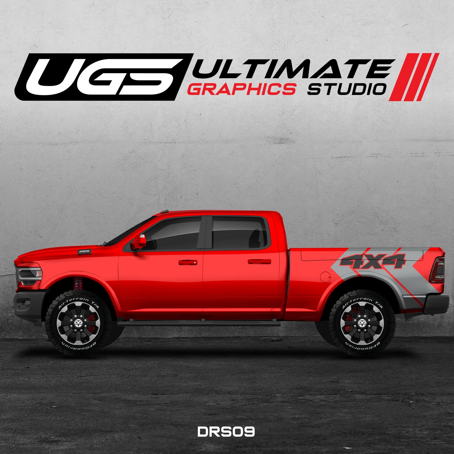 Dodge Ram 4x4 Side Graphics