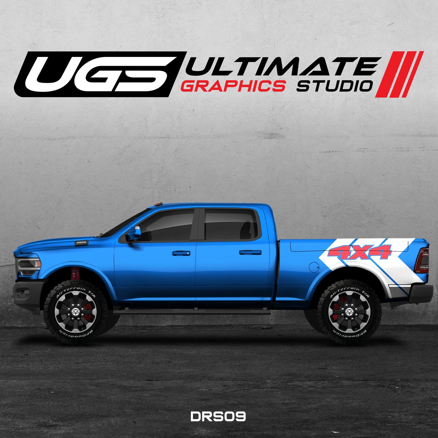 Dodge Ram 4x4 Side Graphics