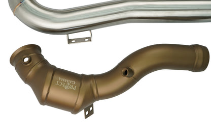 Project Gamma Mercedes-Benz AMG GT Catted Downpipes 200 Cell AMGGTDP200C