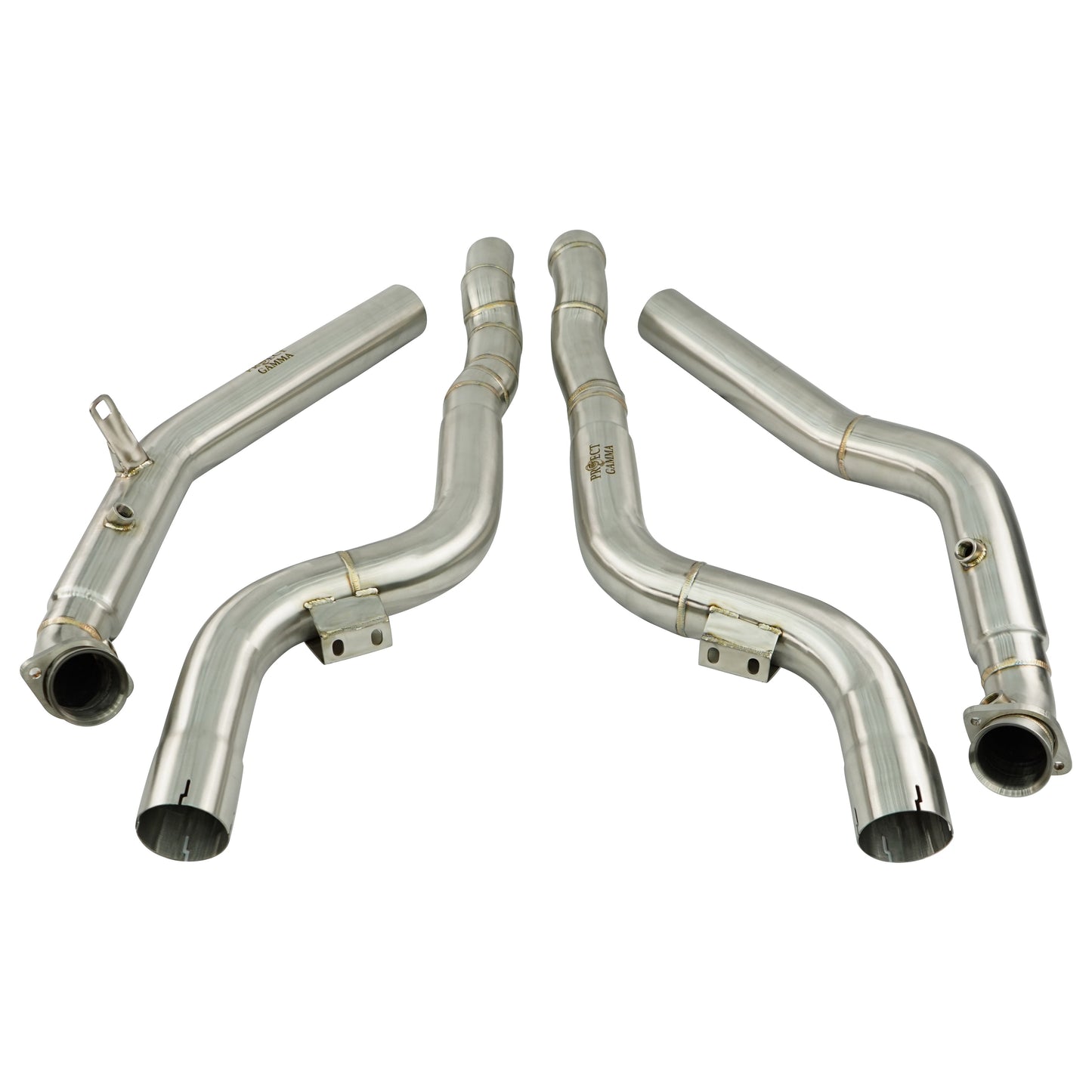 Project Gamma Mercedes CLS 63 AMG (C218) Stainless Steel Downpipes DP9898