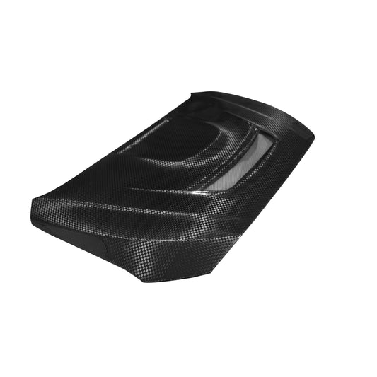 JDMuscle Tanso Carbon Fiber Hood V3 Scoopless - 15-21 Subaru WRX/STI w/ FMIC - Return