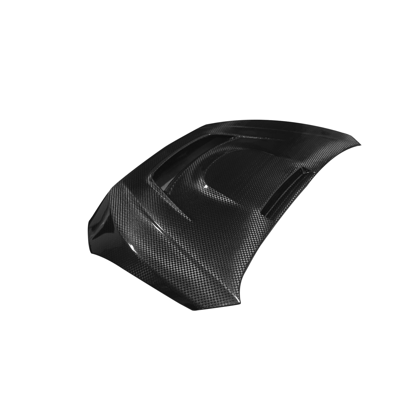 JDMuscle Tanso Carbon Fiber Hood V3 Scoopless - 15-21 Subaru WRX/STI w/ FMIC - Return