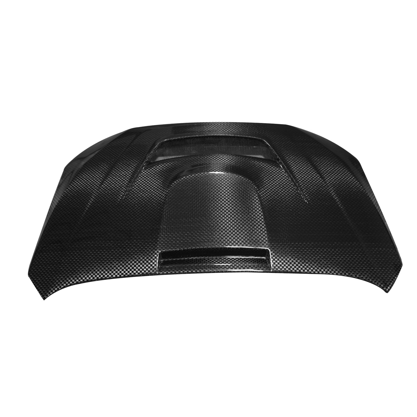 JDMuscle Tanso Carbon Fiber Hood V3 Scoopless - 15-21 Subaru WRX/STI w/ FMIC - Return