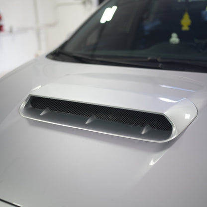 JDMuscle [22-25 WRX] Oversized Hood Scoop V1 - Gloss Black / Paint Matched / Carbon Fiber - Bulge Style