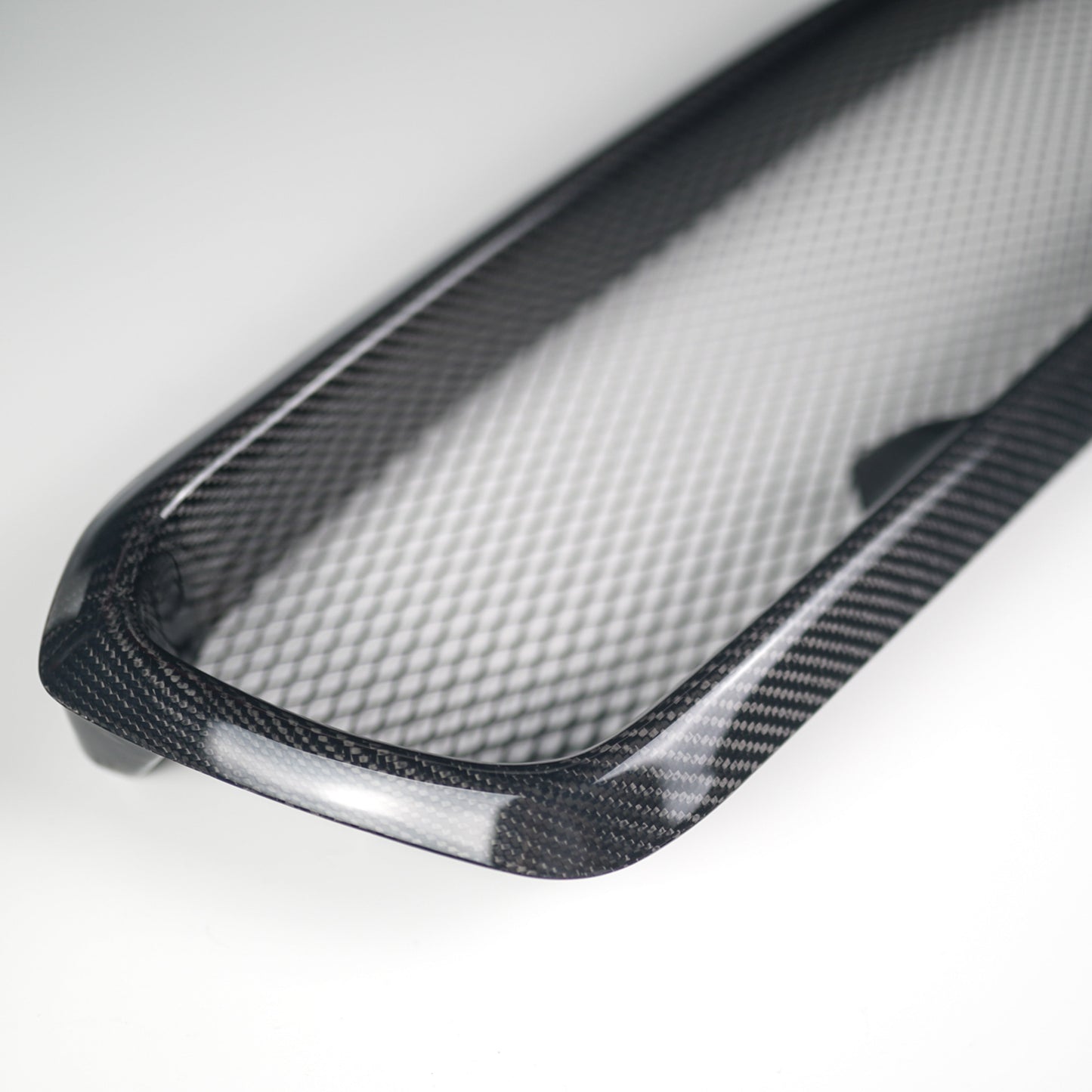 JDMuscle Tanso Carbon Fiber / Gloss Black Grille V4 - 15-17 WRX/STI