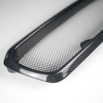 JDMuscle Tanso Carbon Fiber / Gloss Black Grille V4 - 15-17 WRX/STI