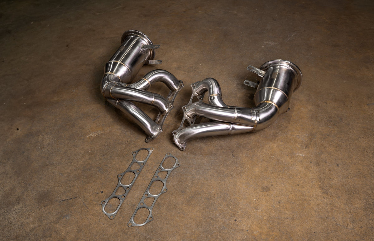 400 Cell Catted Down Pipes For Porsche 992 GT3 / GT3 RS