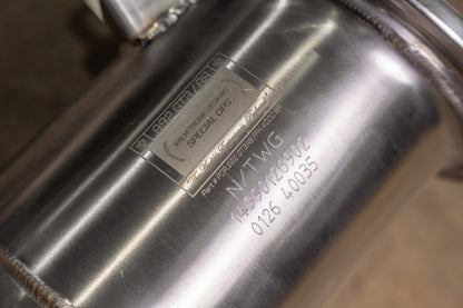400 Cell Catted Down Pipes For Porsche 992 GT3 / GT3 RS