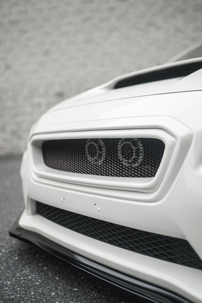 JDMuscle 15-17 WRX/STI Grille - Gloss Black / Paint Matched - Return