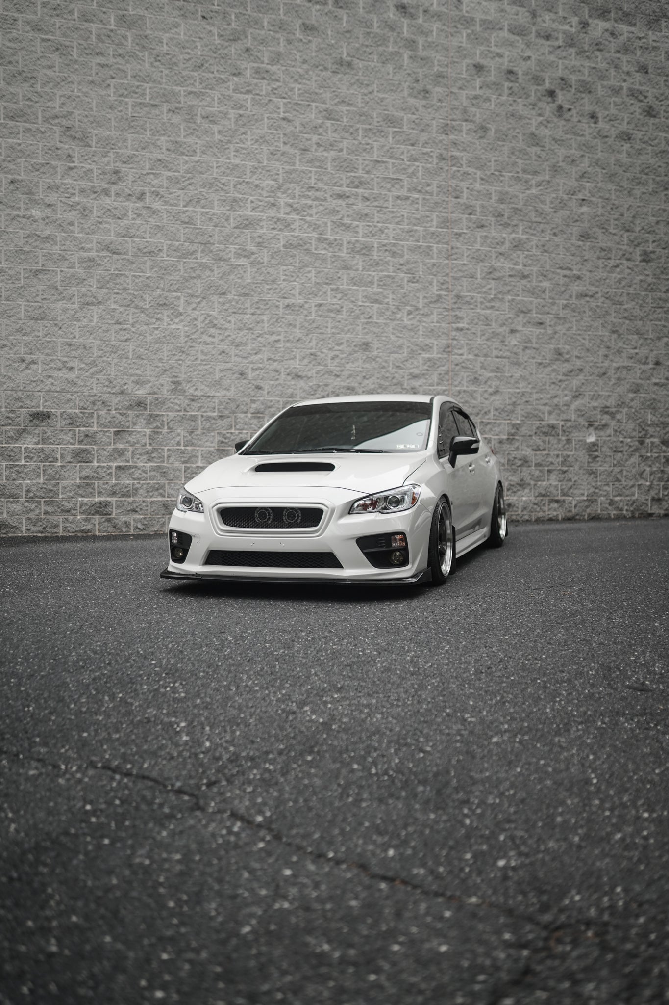 JDMuscle 15-17 WRX/STI Grille - Gloss Black / Paint Matched - Return