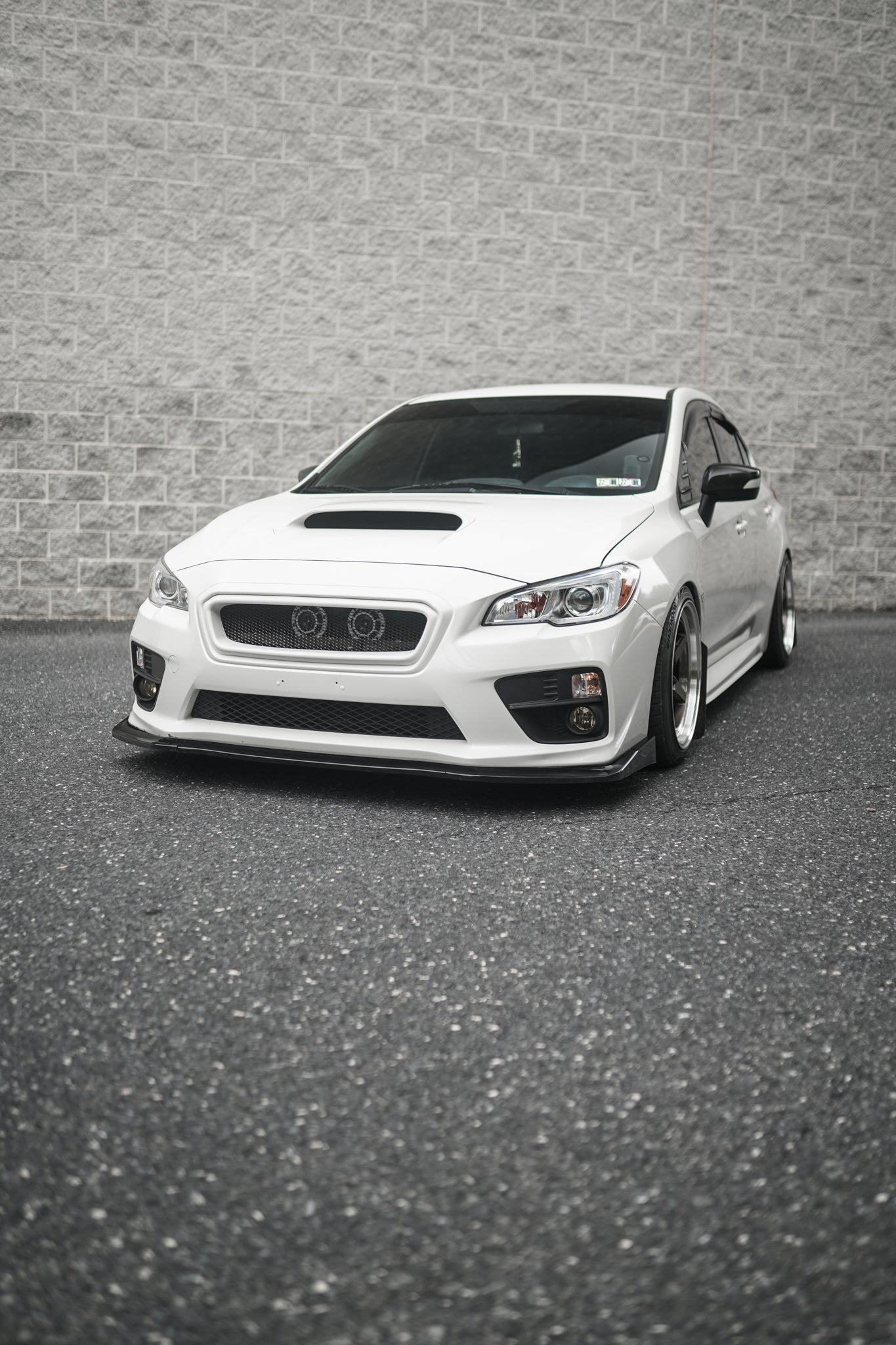 JDMuscle 15-17 WRX/STI Grille - Gloss Black / Paint Matched - Return