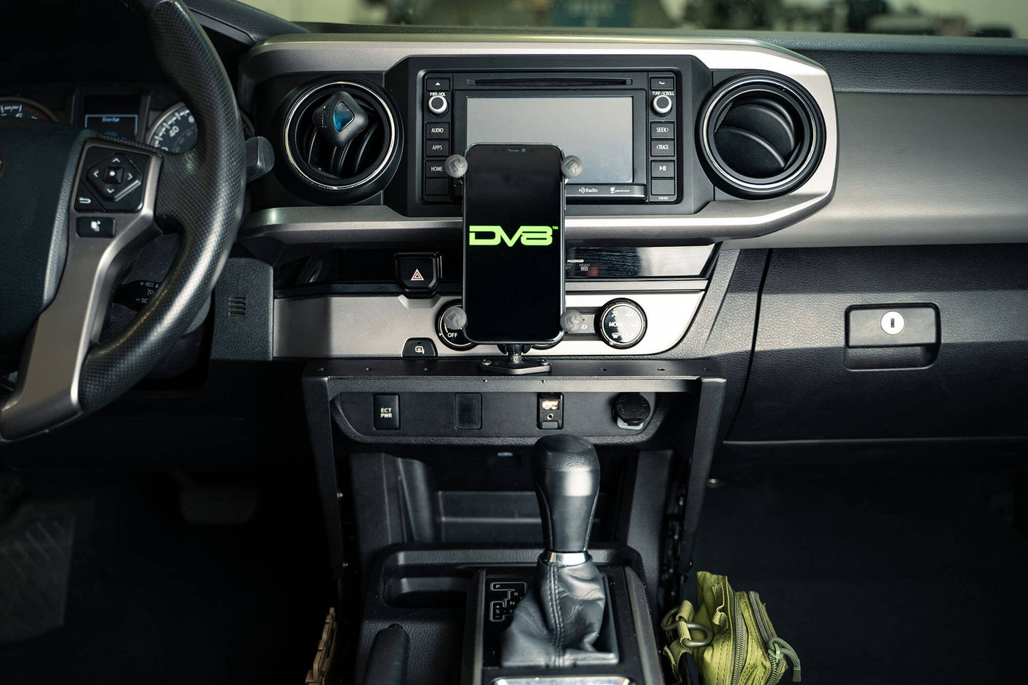 DV8 Offroad 2016-2023 Toyota Tacoma Center Console Molle Panels & Device Mount CCT1-01