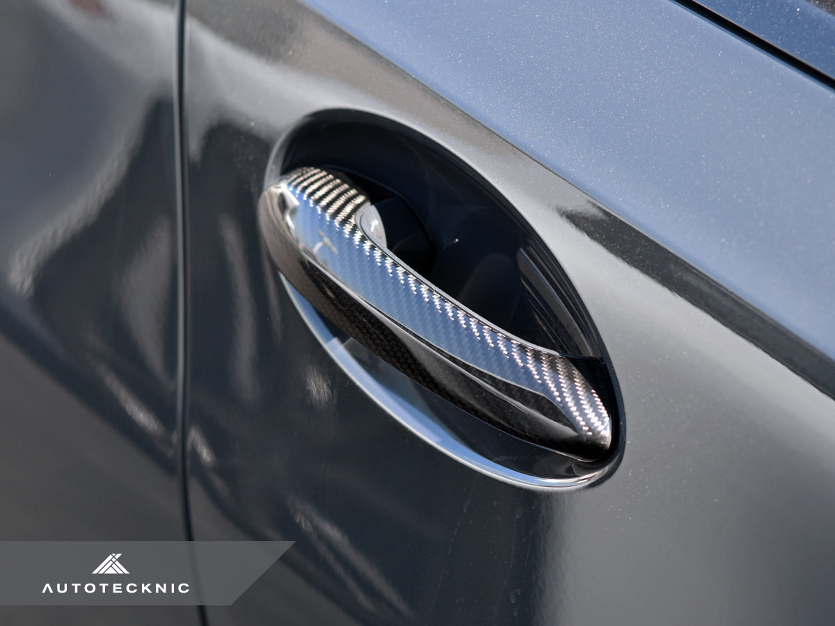 AutoTecknic Dry Carbon Door Handle Trim Set - BMW G14 8-Series Convertible | G15 8-Series Coupe