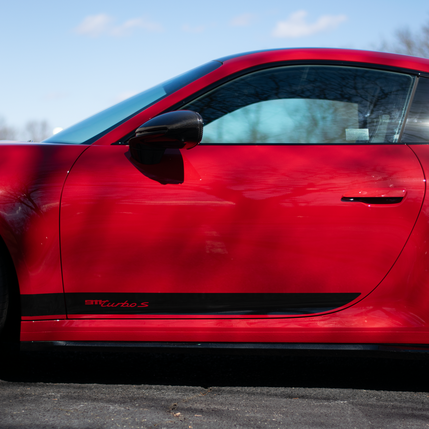 Custom Text Side Stripe for Porsche Models