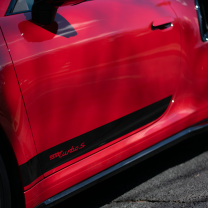 Custom Text Side Stripe for Porsche Models