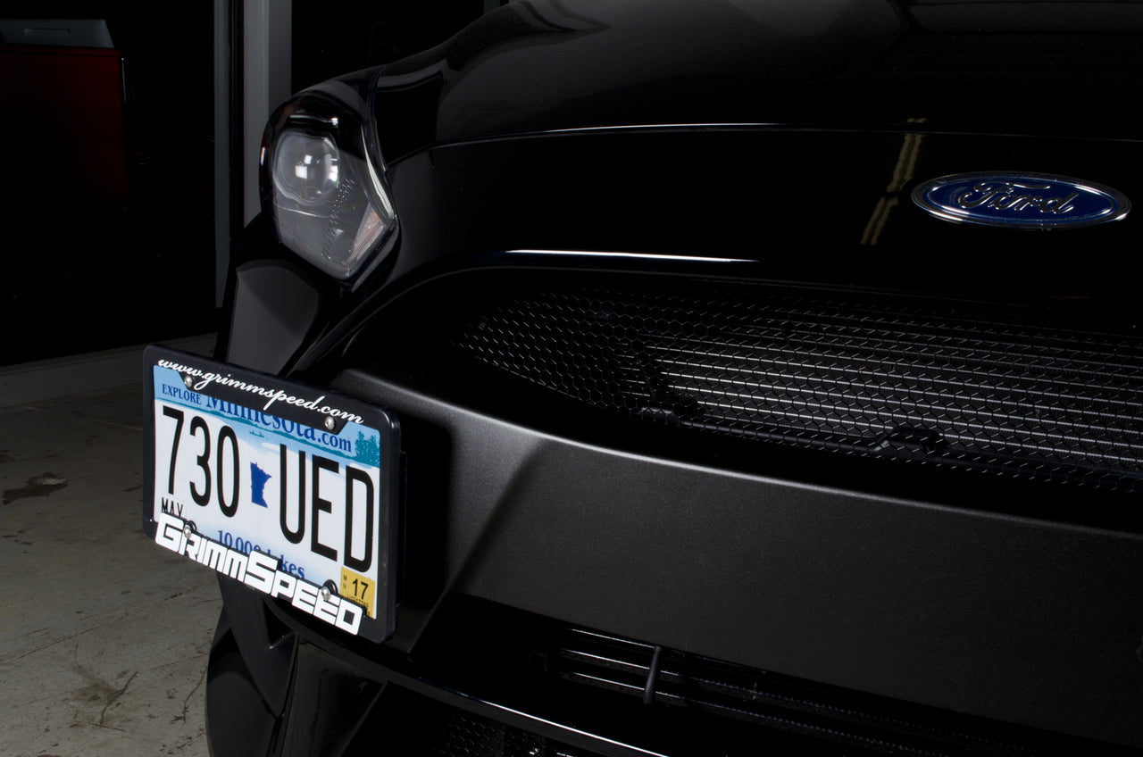 GrimmSpeed License Plate Relocation Kit - 2016-18 Ford Focus RS GRM094070