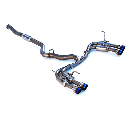Invidia [15-21 WRX/STI] Gemini R400 Full Titanium Catback Exhaust