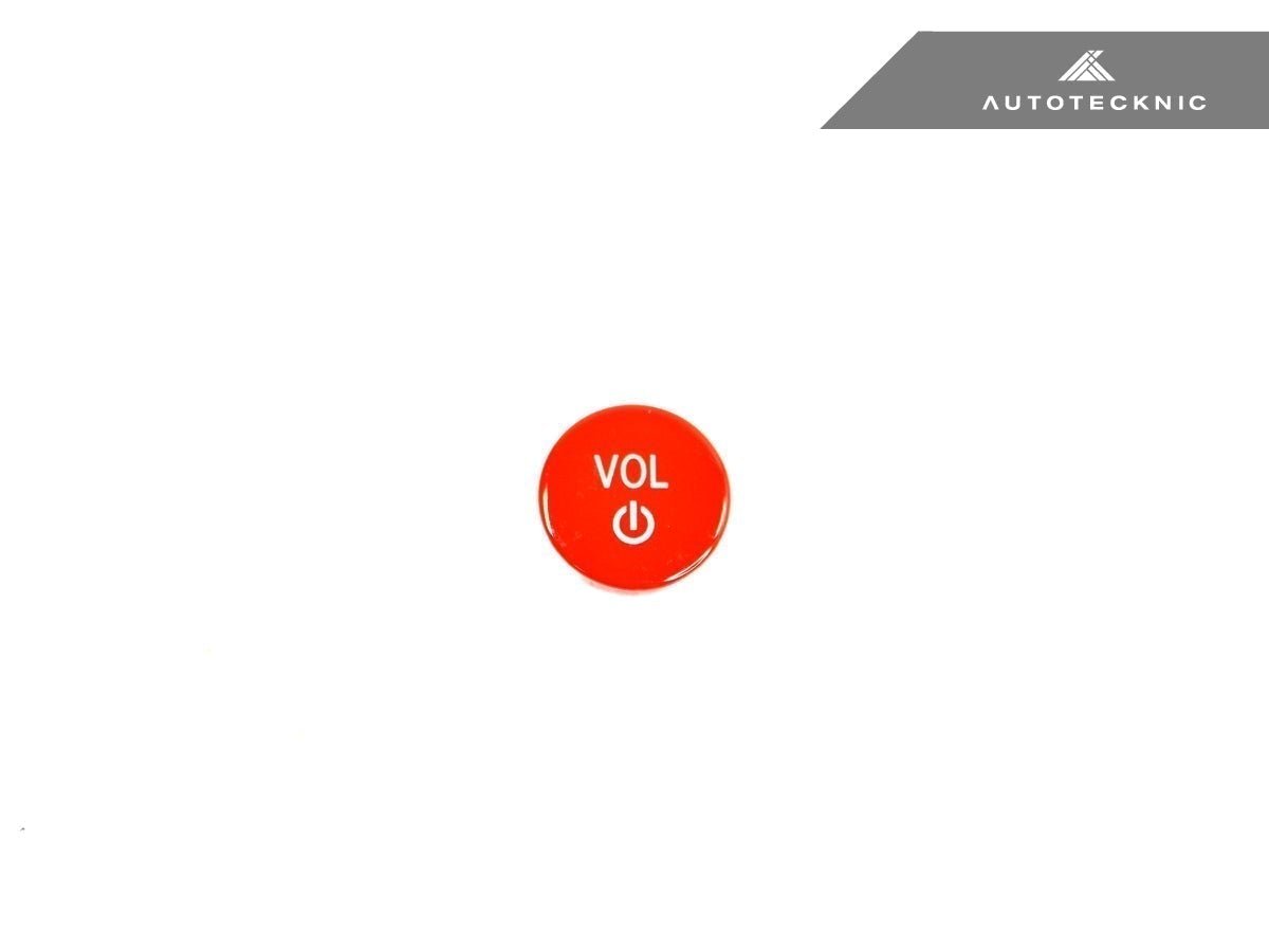 AutoTecknic Bright Red Audio Volume Button - F95 X5M | F96 X6M 2020–2023