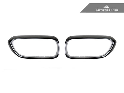AutoTecknic Dry Carbon Fiber Front Grille Covers - G30 5-Series