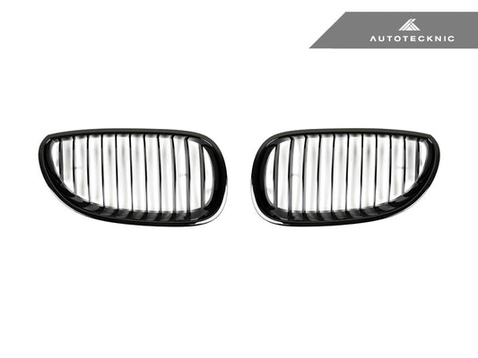 AutoTecknic Gloss Black Front Grille Set - BMW E60 5-Series | M5