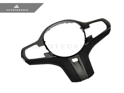 AutoTecknic Carbon Alcantara Steering Wheel Trim - BMW G30 5-Series | G32 6-Series GT