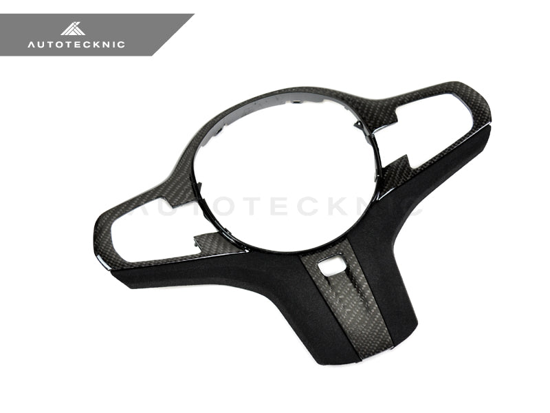 AutoTecknic Carbon Alcantara Steering Wheel Trim - G01 X3 | G02 X4