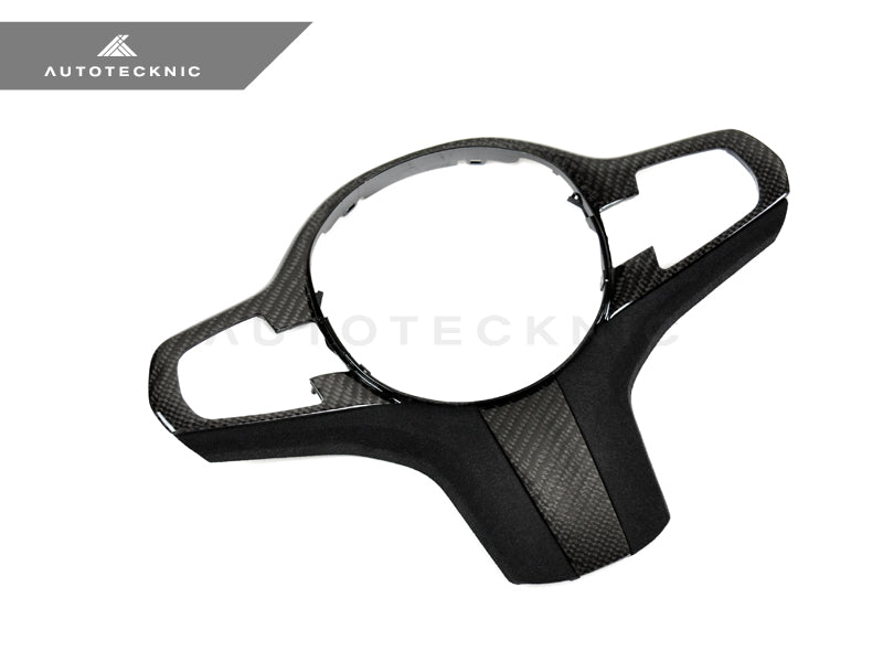 AutoTecknic Carbon Alcantara Steering Wheel Trim - G11/ G12 7-Series