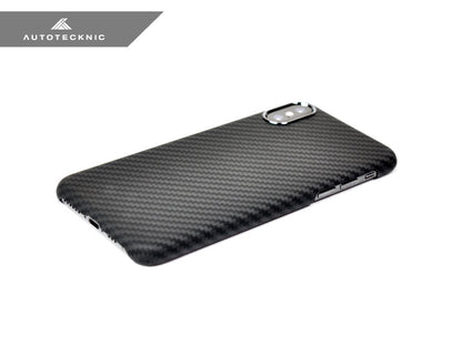 AutoTecknic Dry Carbon iPhone Cover - iPhone XS - Matte Finish