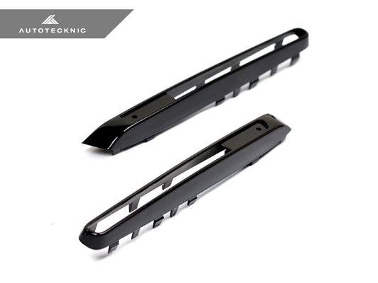 AutoTecknic Replacement Glazing Black Fender Gills - E70 X5M